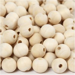 Treperle, dia. 15 mm, hullstr. 3 mm, natur, 500 stk./ 1 pk.